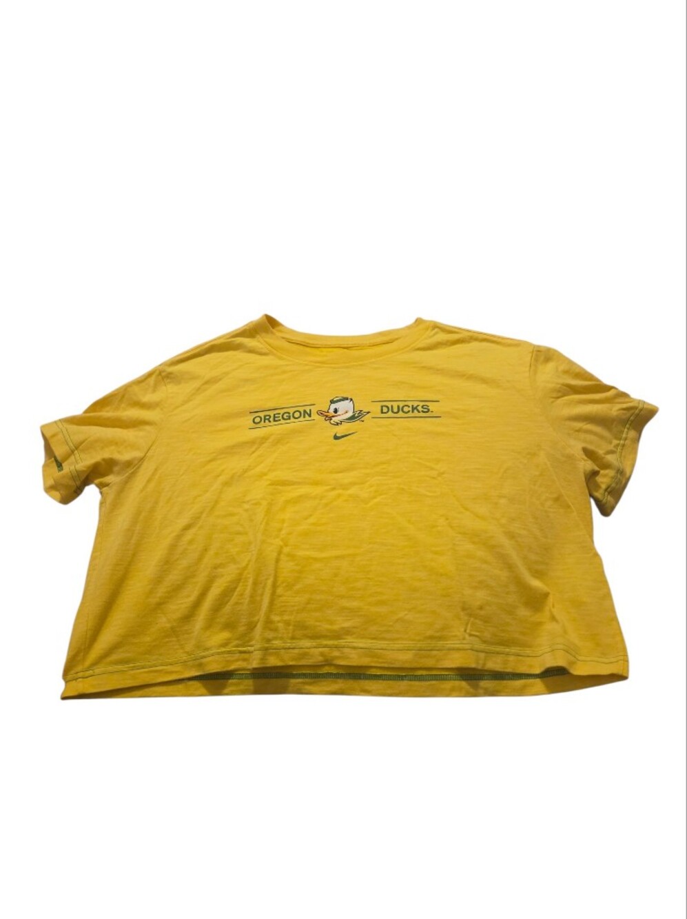 Nike Ncaa Oregon Ducks Crop Tee